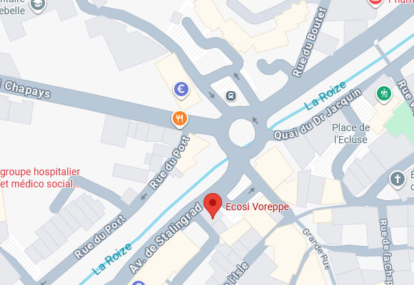 Plan d&rsquo;acc&egrave;s Voreppe